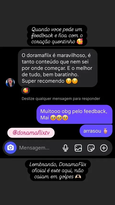 Cliente confirmando o acesso vitalício recebido